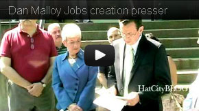 american technology consulting, web solutions, new york, Dan Malloy Jobs creation presser